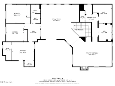 Floorplan - 3982 E Sandpiper Dr, Phoenix, AZ 85050 photo 2 of 3