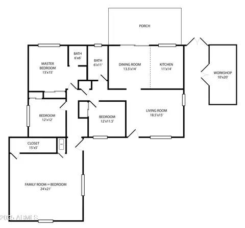 Floorplan - 2949 E Willow Ave, Phoenix, AZ 85032 photo 1 of 1