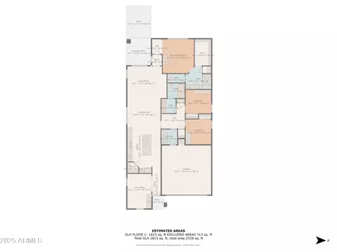 Floorplan - 5320 S Gregor --, Mesa, AZ 85212 photo 1 of 1