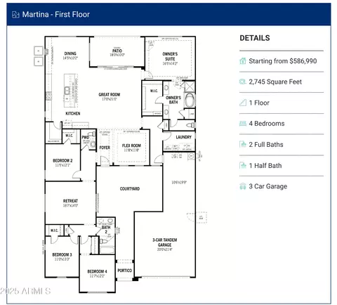 Floorplan - 44717 N 44th Dr, Phoenix, AZ 85087 photo 1 of 1