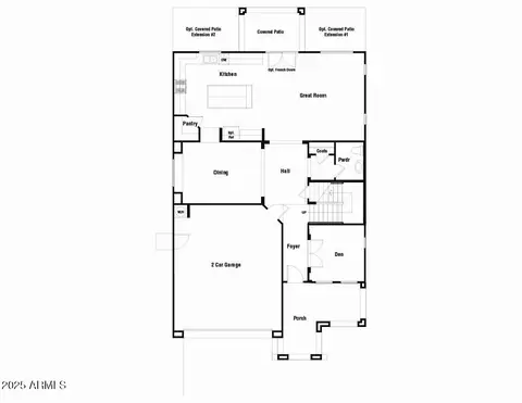 Floorplan - 7337 S Debra Dr, Gilbert, AZ 85298 photo 1 of 2