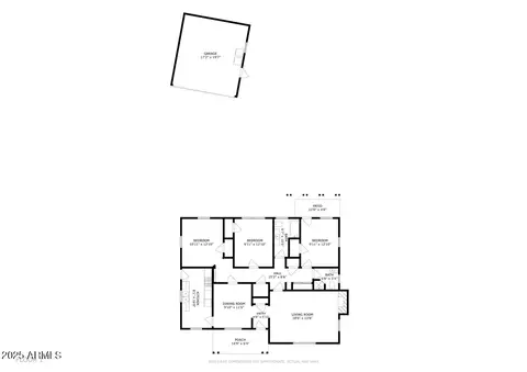 Floorplan - 855 E Windsor Ave, Phoenix, AZ 85006 photo 1 of 3