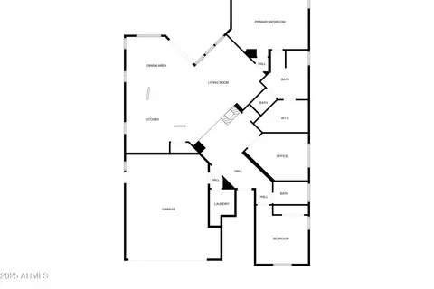 Floorplan - 4662 E Blue Spruce Ln, Gilbert, AZ 85298 photo 1 of 1