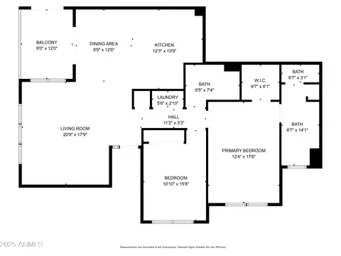 Floorplan - 2425 W Bronco Butte Trl #2030, Phoenix, AZ 85085 photo 1 of 1