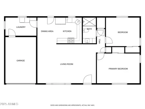 Floorplan - 2540 E Amelia Ave, Phoenix, AZ 85016 photo 1 of 1