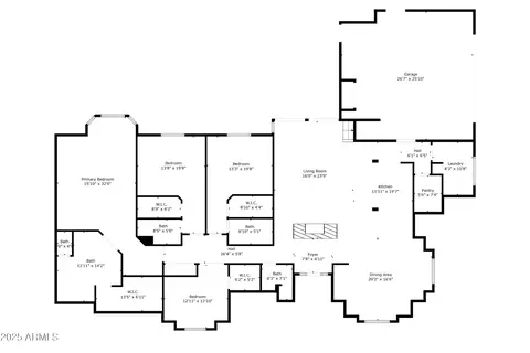 Floorplan - 302 W Stella Ln, Phoenix, AZ 85013 photo 1 of 2