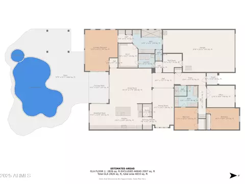 Floorplan - 10547 E Relativity Ave, Mesa, AZ 85212 photo 1 of 1