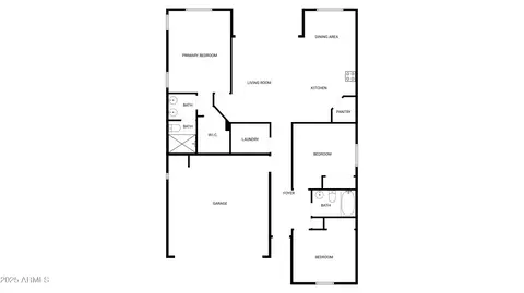 Floorplan - 9327 E Static Ave, Mesa, AZ 85212 photo 1 of 1