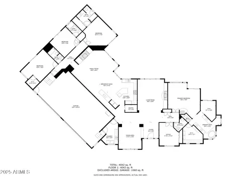 Floorplan - 4438 E Millbrae Ln, Gilbert, AZ 85234 photo 2 of 2