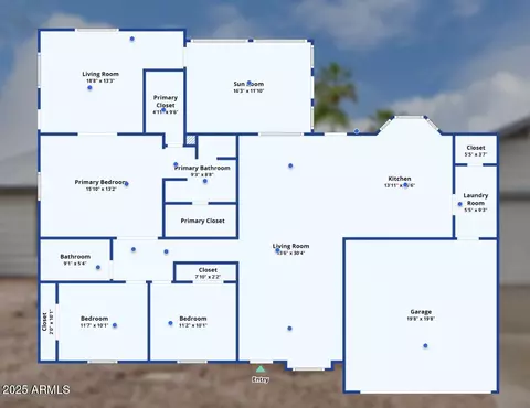 Floorplan - 8027 E Quarterline Rd, Mesa, AZ 85207 photo 2 of 2
