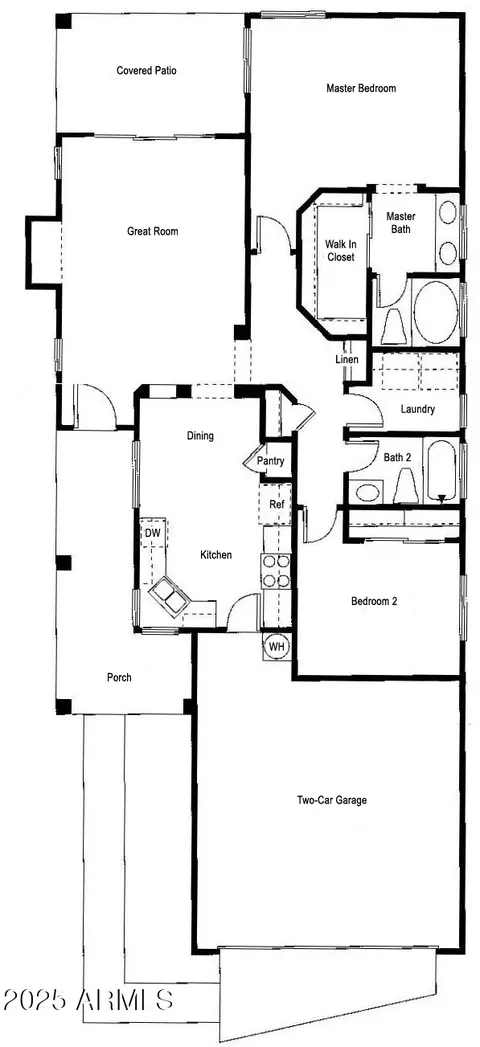 Floorplan - 3407 W Steinbeck Dr, Anthem, AZ 85086 photo 1 of 1
