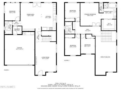 Floorplan - 4098 E Rustler Way, Gilbert, AZ 85297 photo 6 of 6
