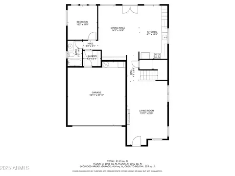 Floorplan - 4098 E Rustler Way, Gilbert, AZ 85297 photo 4 of 6