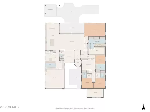 Floorplan - 3344 E Indigo Bay Ct, Gilbert, AZ 85234 photo 1 of 1