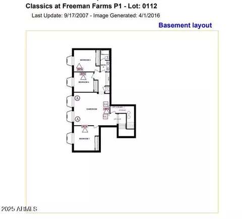 Floorplan - 2443 E Ficus Way, Gilbert, AZ 85298 photo 2 of 2