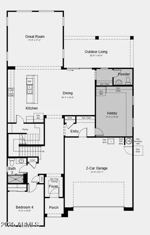 Floorplan - 7826 E Quartet Ave, Mesa, AZ 85212 photo 1 of 2
