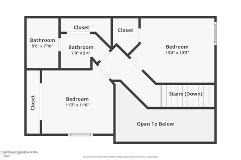 Floorplan - 448 E Wescott Dr, Phoenix, AZ 85024 photo 2 of 2