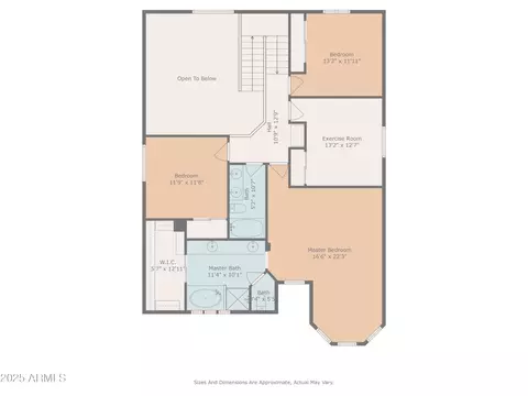Floorplan - 2417 W Apache Rain Rd, Phoenix, AZ 85085 photo 2 of 3