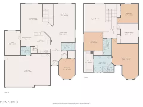 Floorplan - 2417 W Apache Rain Rd, Phoenix, AZ 85085 photo 3 of 3