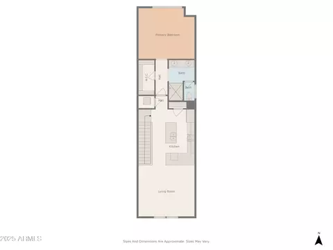 Floorplan - 1847 E Bernie Ln #103, Gilbert, AZ 85295 photo 2 of 3