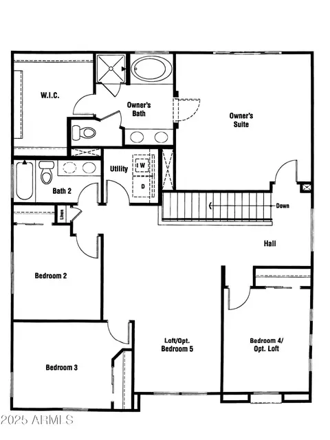 Floorplan - 608 E Pasaro Dr, Phoenix, AZ 85085 photo 1 of 1
