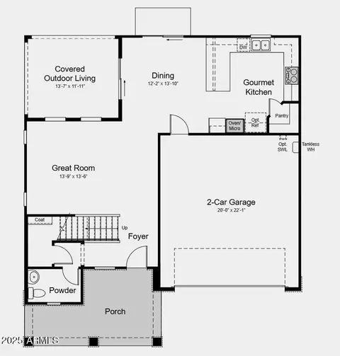 Floorplan - 8240 E Quintuplet Ave, Mesa, AZ 85212 photo 1 of 1