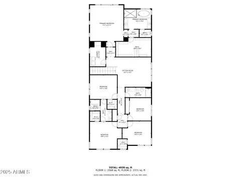 Floorplan - 3749 E Sagebrush St, Gilbert, AZ 85296 photo 3 of 4