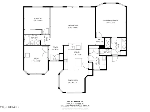 Floorplan - 3544 E County Down Dr, Chandler, AZ 85249 photo 1 of 2
