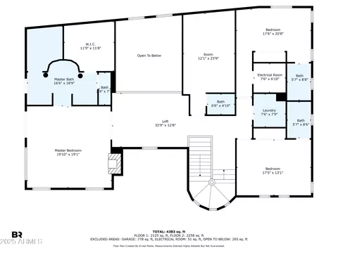 Floorplan - 3675 N 59th Pl, Phoenix, AZ 85018 photo 2 of 3