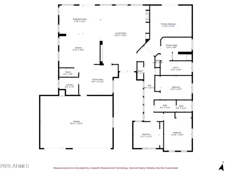 Floorplan - 5410 E Gable Ave, Mesa, AZ 85206 photo 1 of 1