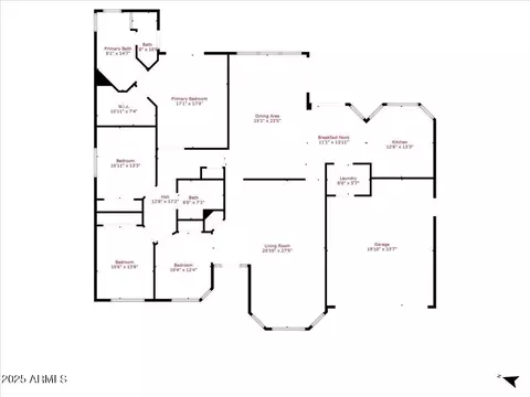 Floorplan - 1101 N Peppertree Dr, Gilbert, AZ 85234 photo 1 of 1