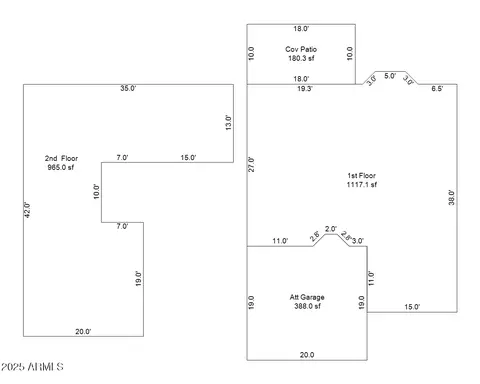 Floorplan - 4715 E Ashurst Dr, Phoenix, AZ 85048 photo 1 of 1
