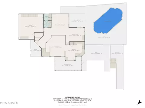 Floorplan - 4715 E Carmen St, Phoenix, AZ 85044 photo 1 of 3