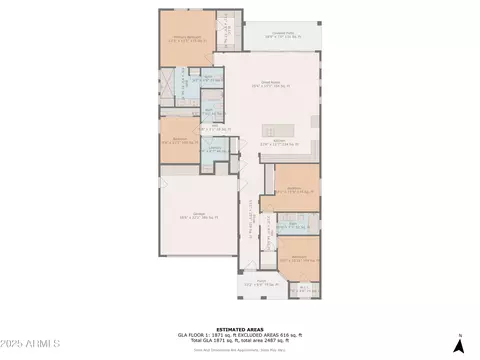 Floorplan - 4320 E Bernice St, Gilbert, AZ 85295 photo 2 of 2