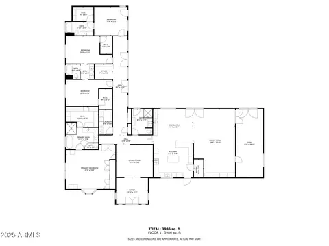 Floorplan - 8031 N 12th Ave, Phoenix, AZ 85021 photo 1 of 2