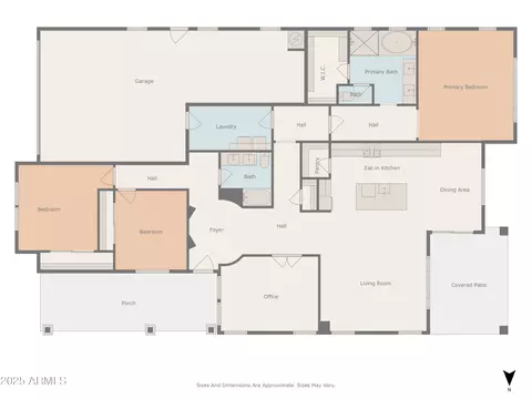 Floorplan - 3824 S Honeysuckle --, Mesa, AZ 85212 photo 1 of 2