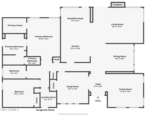 Floorplan - 3632 E Windsong Dr, Phoenix, AZ 85048 photo 1 of 1