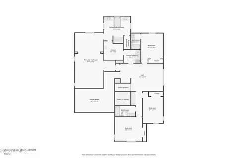 Floorplan - 3933 E Alfalfa Dr, Gilbert, AZ 85298 photo 3 of 3