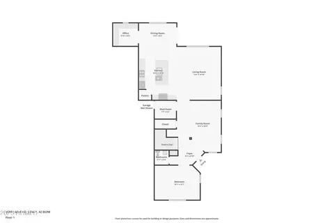 Floorplan - 3933 E Alfalfa Dr, Gilbert, AZ 85298 photo 2 of 3