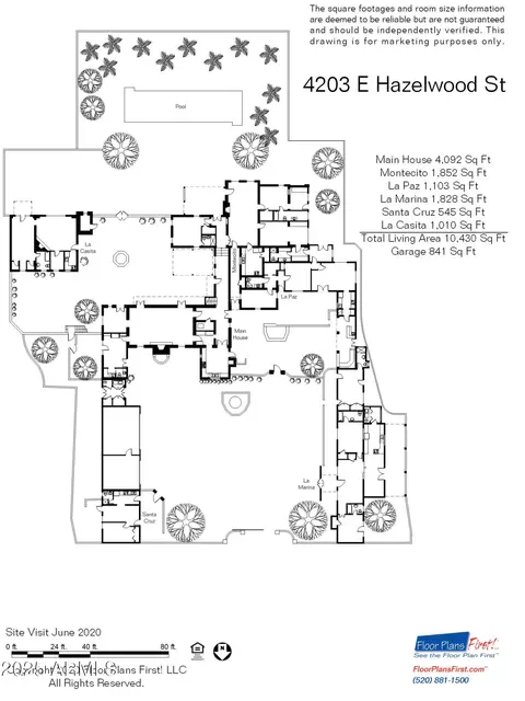 Floorplan - 4203 E Hazelwood St, Phoenix, AZ 85018 photo 1 of 7