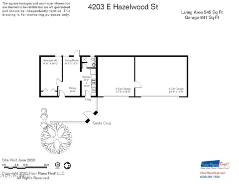 Floorplan - 4203 E Hazelwood St, Phoenix, AZ 85018 photo 7 of 7