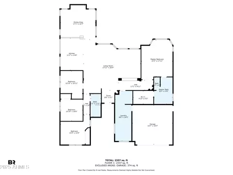 Floorplan - 441 E Palo Brea Ct, Gilbert, AZ 85296 photo 1 of 1