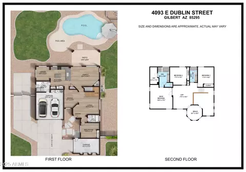 Floorplan - 4093 E Dublin St, Gilbert, AZ 85295 photo 1 of 2