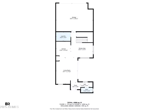 Floorplan - 4156 E Jesse St, Gilbert, AZ 85295 photo 1 of 3