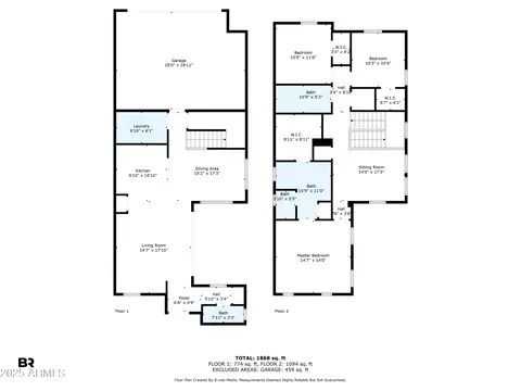 Floorplan - 4156 E Jesse St, Gilbert, AZ 85295 photo 3 of 3