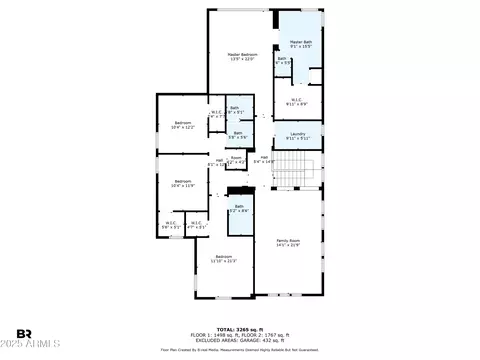 Floorplan - 3415 E Arabian Dr, Gilbert, AZ 85296 photo 3 of 3