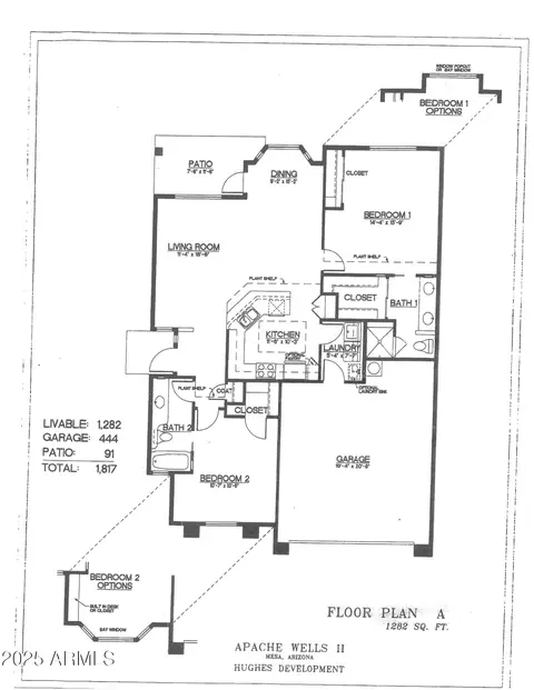 Floorplan - 5830 E Mckellips Rd #2, Mesa, AZ 85215 photo 1 of 1