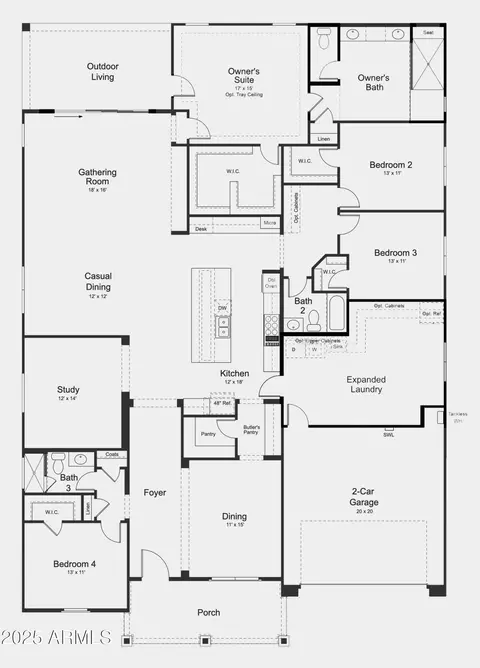 Floorplan - 3366 E Constance Way, Phoenix, AZ 85042 photo 1 of 1