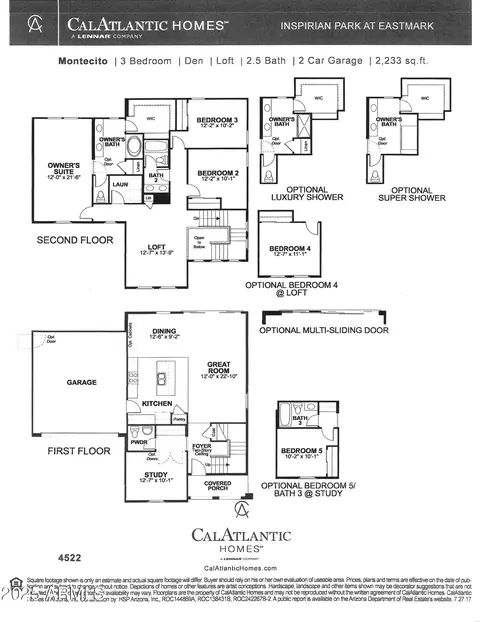 Floorplan - 9733 E Axle Ave, Mesa, AZ 85212 photo 2 of 2