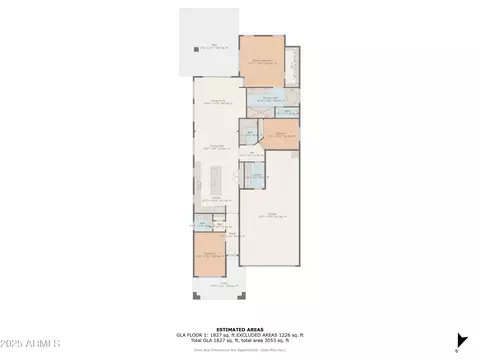 Floorplan - 10539 E Corbin Ave, Mesa, AZ 85212 photo 1 of 1